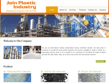 Tablet Screenshot of jainplasticindustry.com